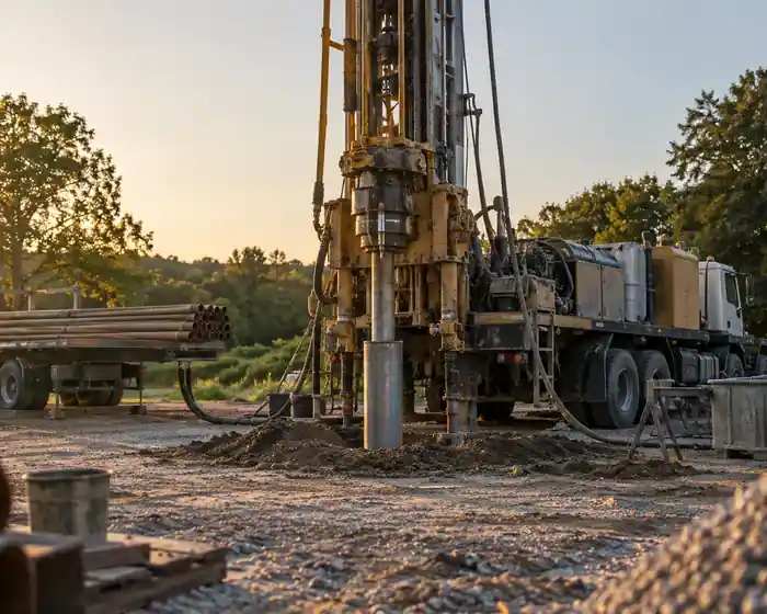 Well Drilling by Bolt Septic & Excavation